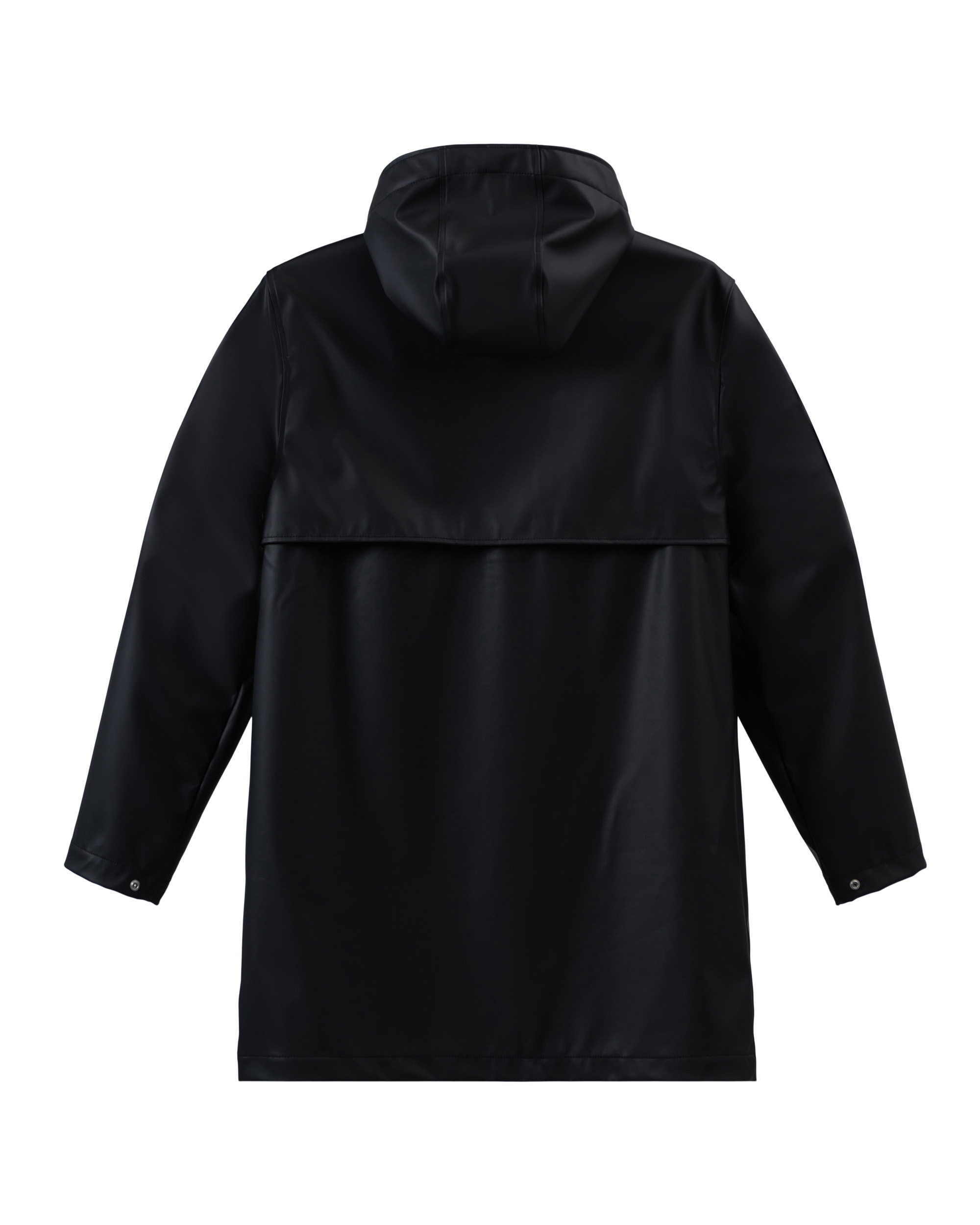 Black long rain jacket online